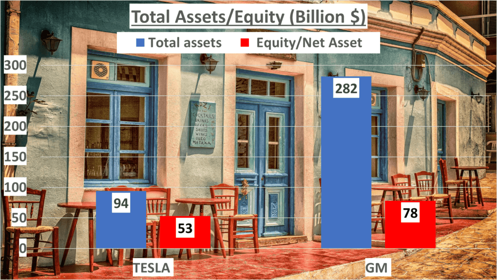 5. Total Assets-Tesla vs GM Stock Analysis