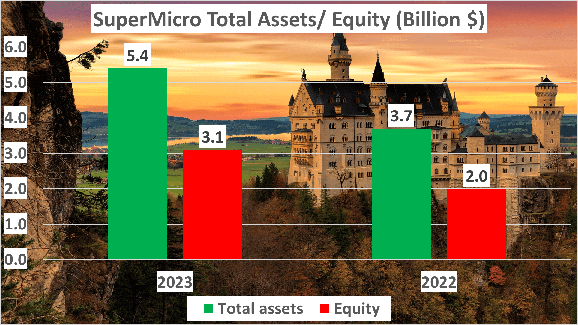 SMCI Stock Analysis - 5 Total asset