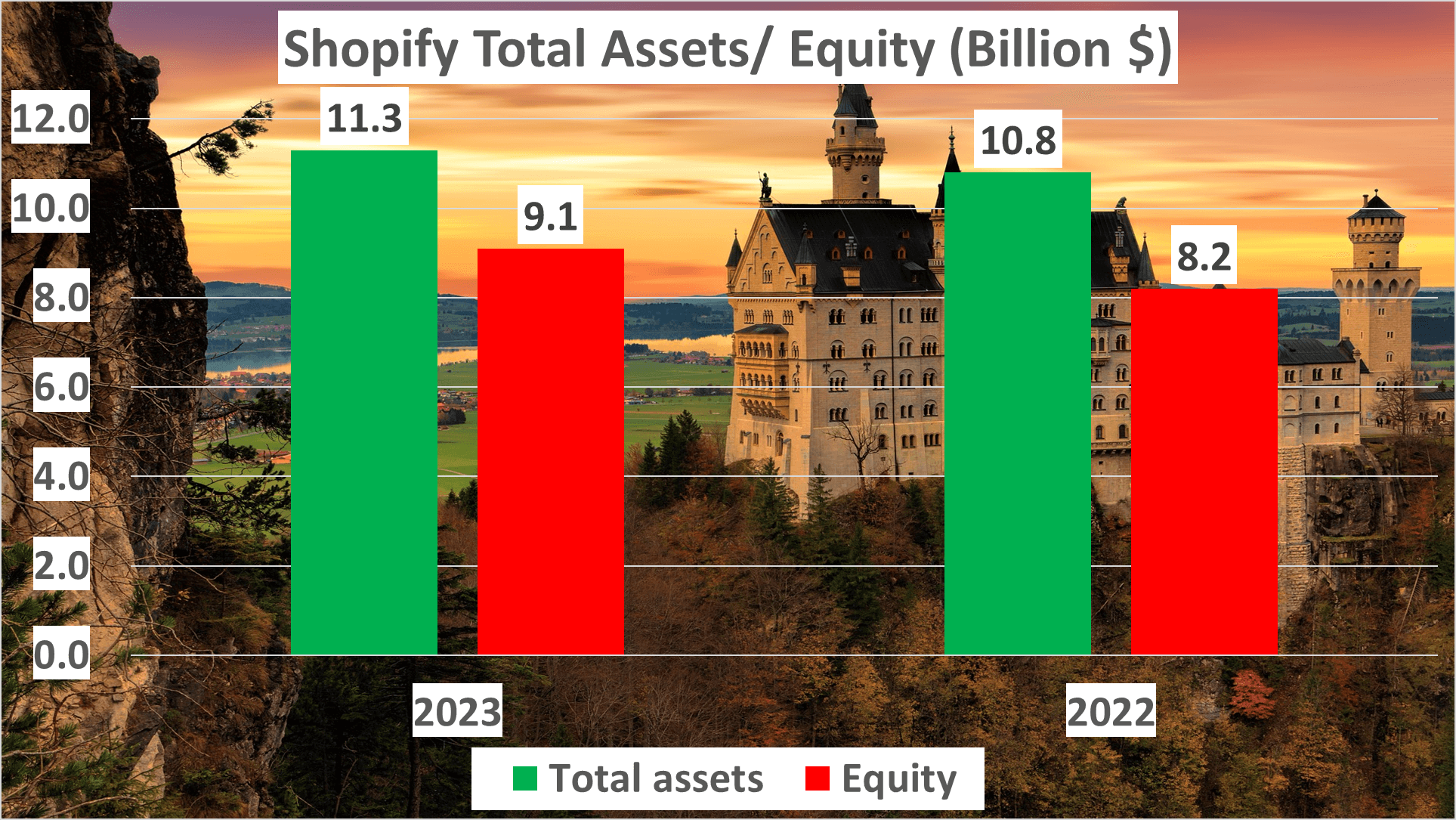 Shopify Stock Analysis - 7 Total asset